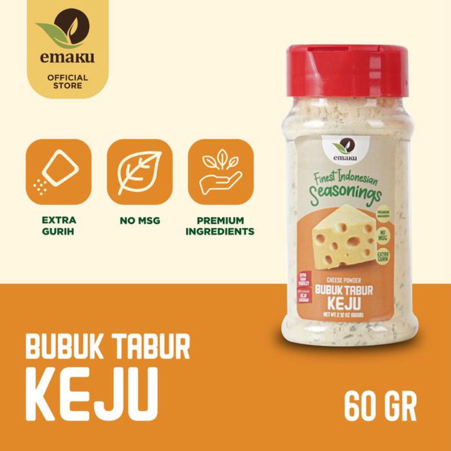 Emaku Bubuk Tabur Keju 60gram