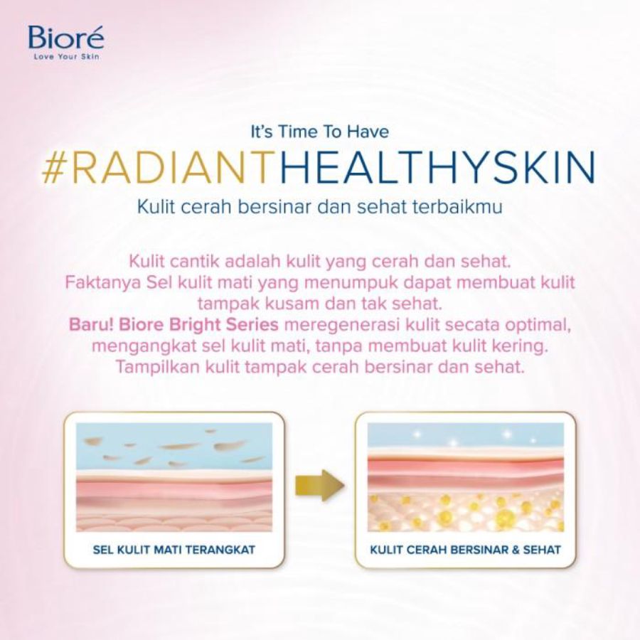 Biore Bright Lovely Sakura Body Foam Refill 800ml