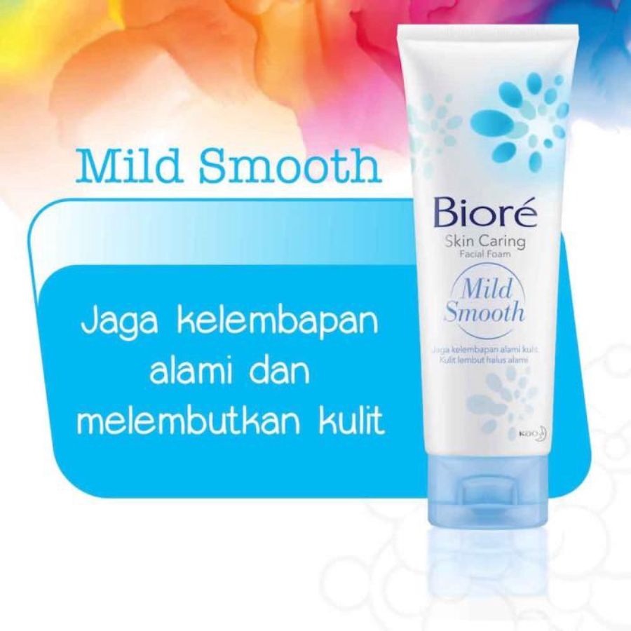 Biore Skin Caring Mild Smooth Facial Wash 100gram