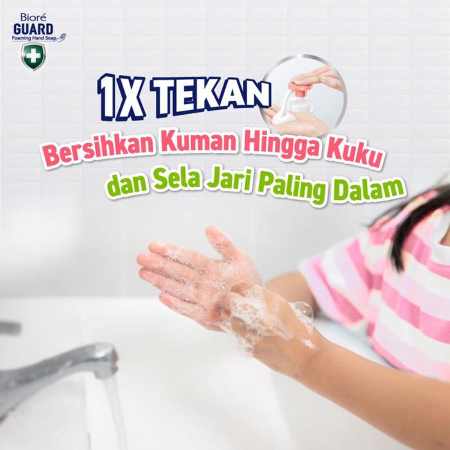 Biore Guard Fresh Antibacterial Foaming Hand Soap Botol 250ml