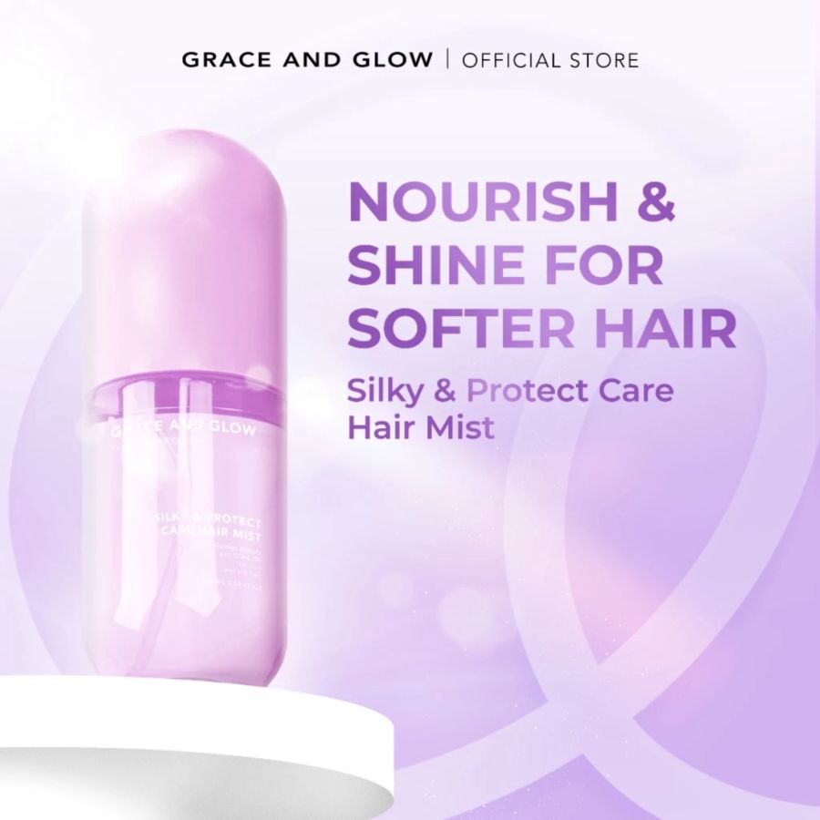Grace and Glow Silky & Protect Care Hair Mist 100ml