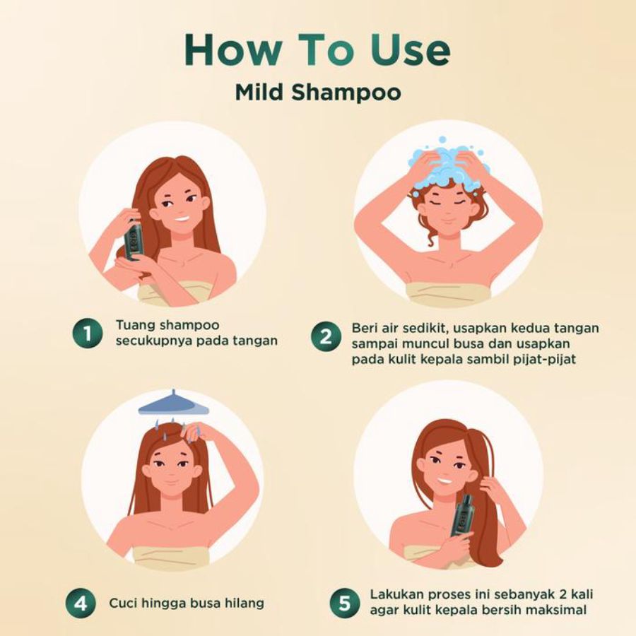 Ree Derma Wellnes Mild Shampoo with Cinnamon & Amino Acid 250ml