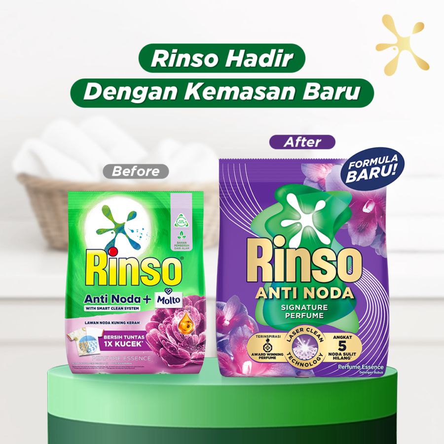Rinso Anti Noda Perfume Essence Deterjen Bubuk 700gram