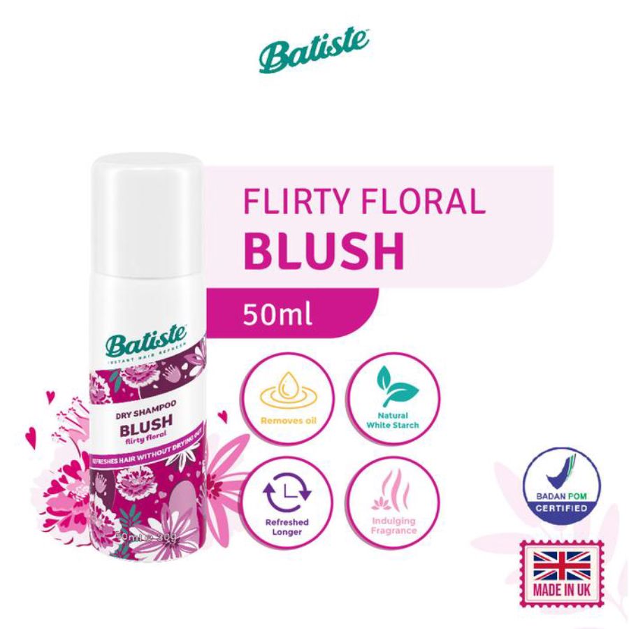 Batiste Floral & Flirty Blush Dry Shampoo 50ml