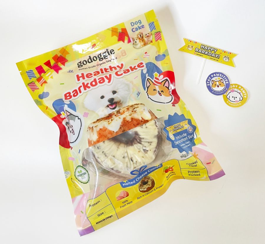 Godoggie Healthy Chicken Barkday Cake 350gram