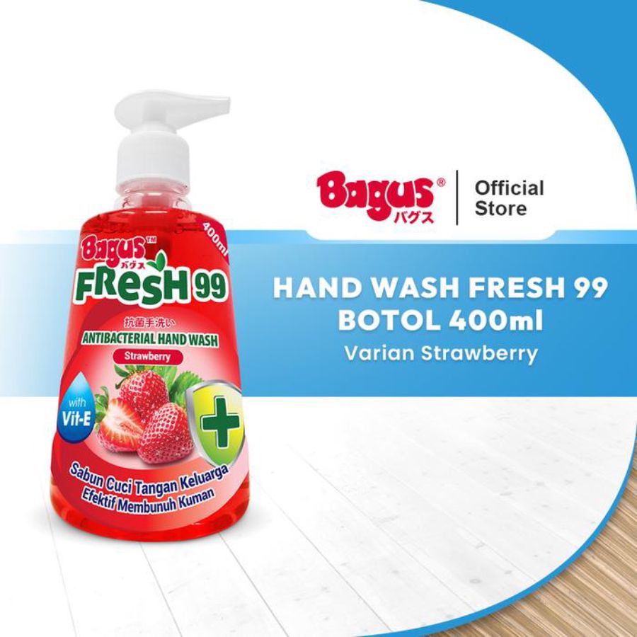 Bagus Fresh 99 Strawberry Antibacterial Hand Wash 400ml