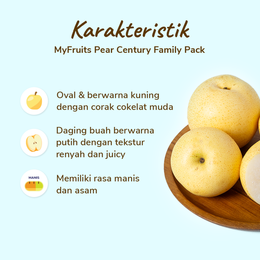 MyFruits Pear Century Family Pack 800gram