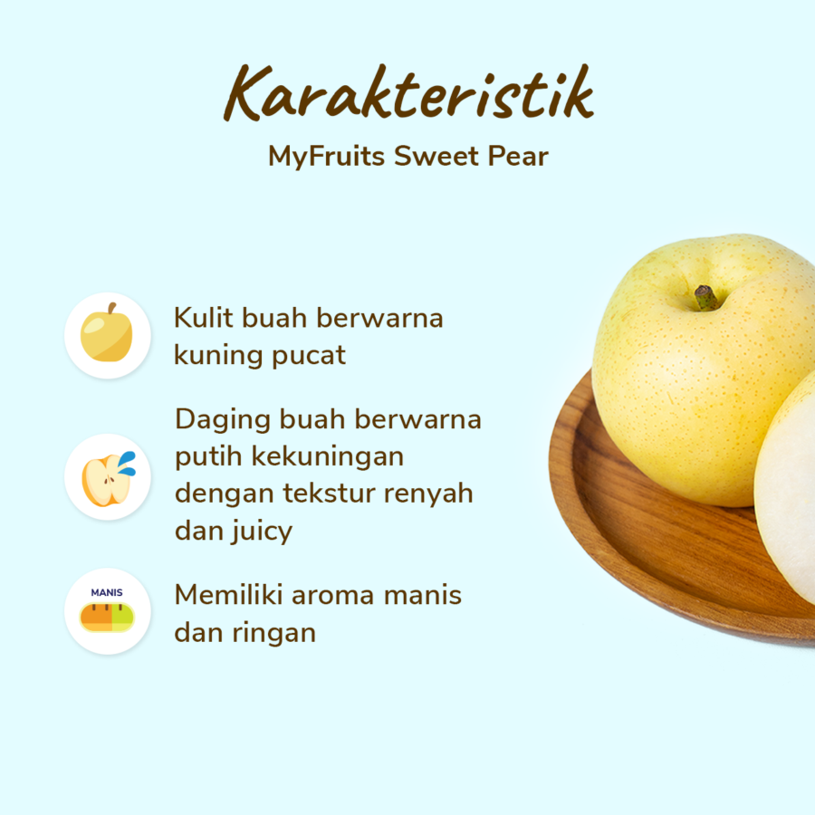 MyFruits Sweet Pear 2pcs