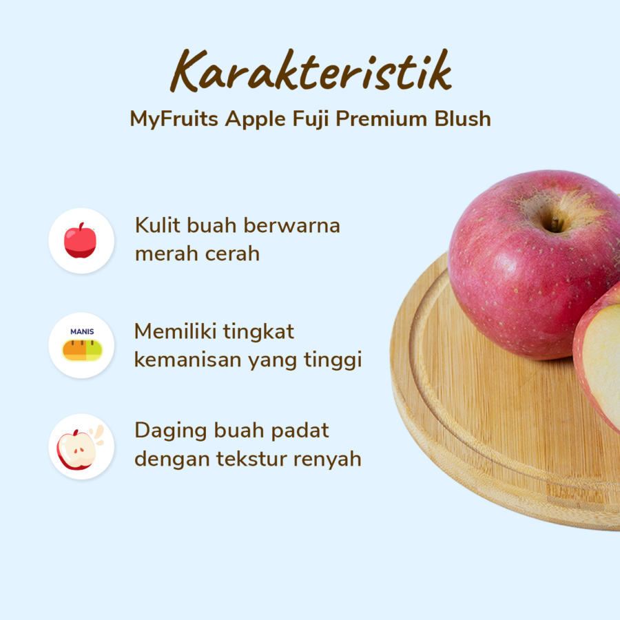 MyFruits Apple Fuji Premium Blush 2pcs