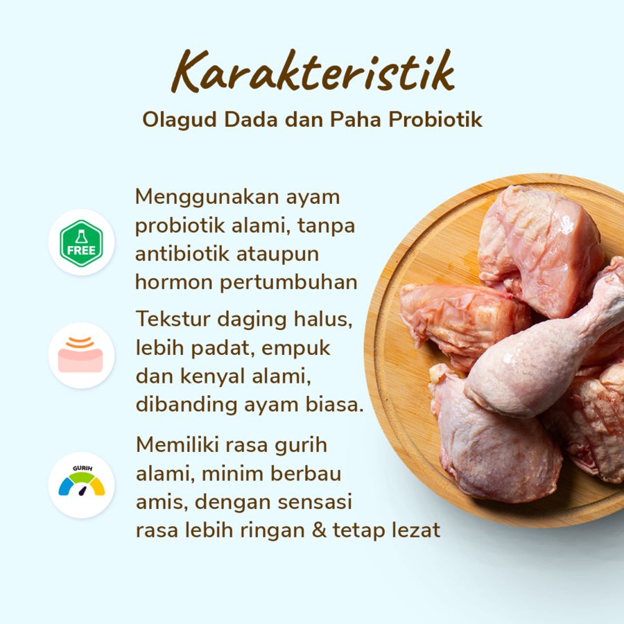 Olagud Dada dan Paha Probiotik 450gram