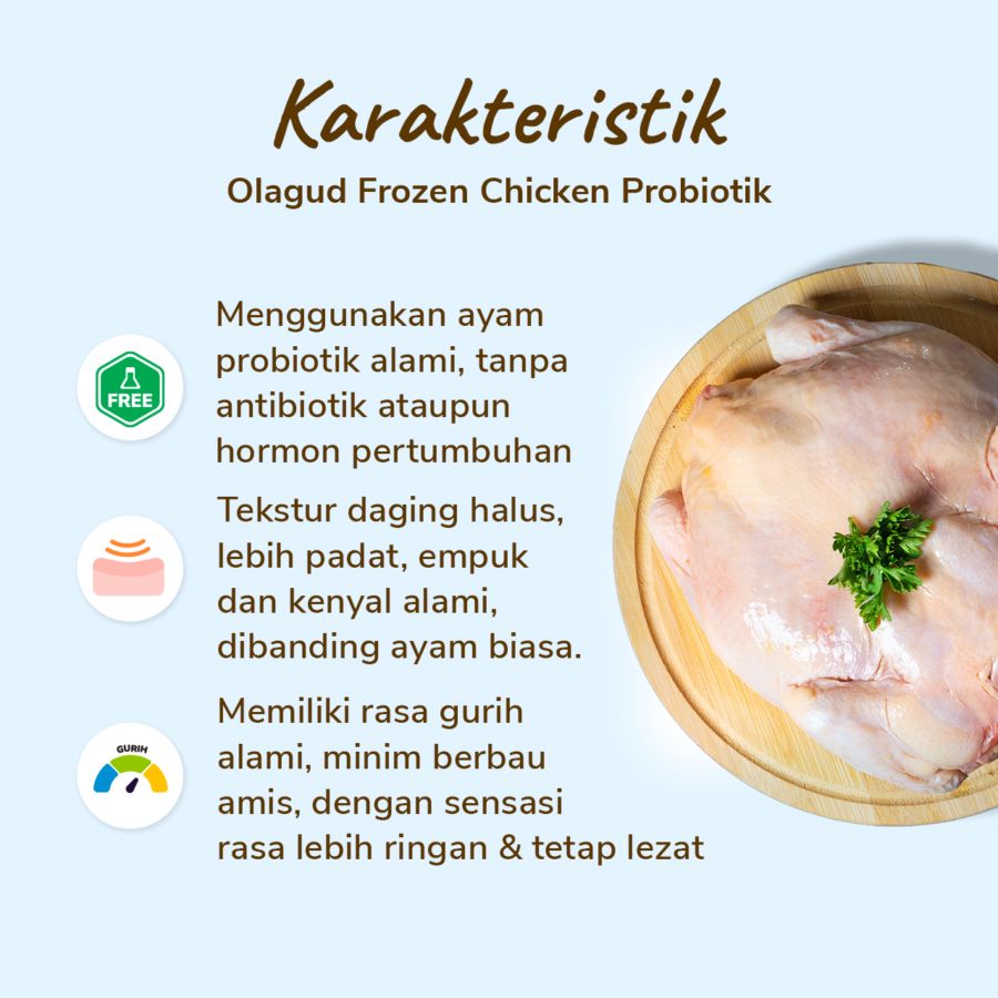 Olagud Frozen Chicken Probiotik 800gram