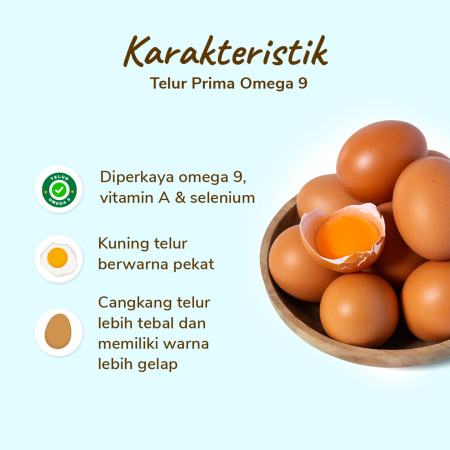 Telur Prima Omega 9 10butir