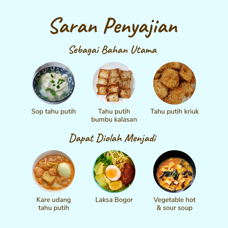 Manalagi Tahu Putih Mika 8pcs