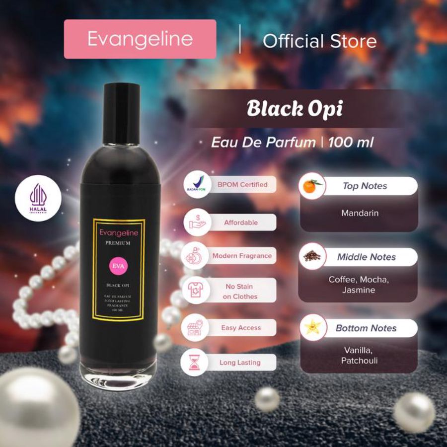 Evangeline Black Opium Eau de Parfum 100ml