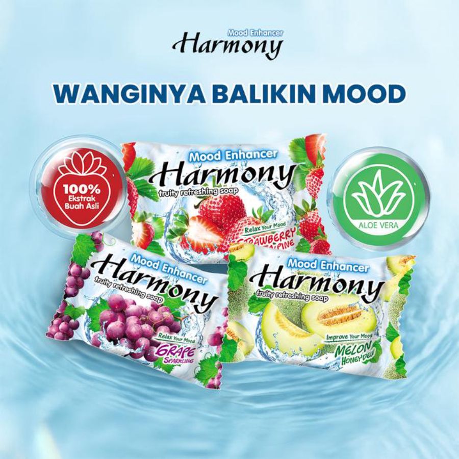 Harmony Fruity Refreshing Lemon Citrus Barsoap 70gram