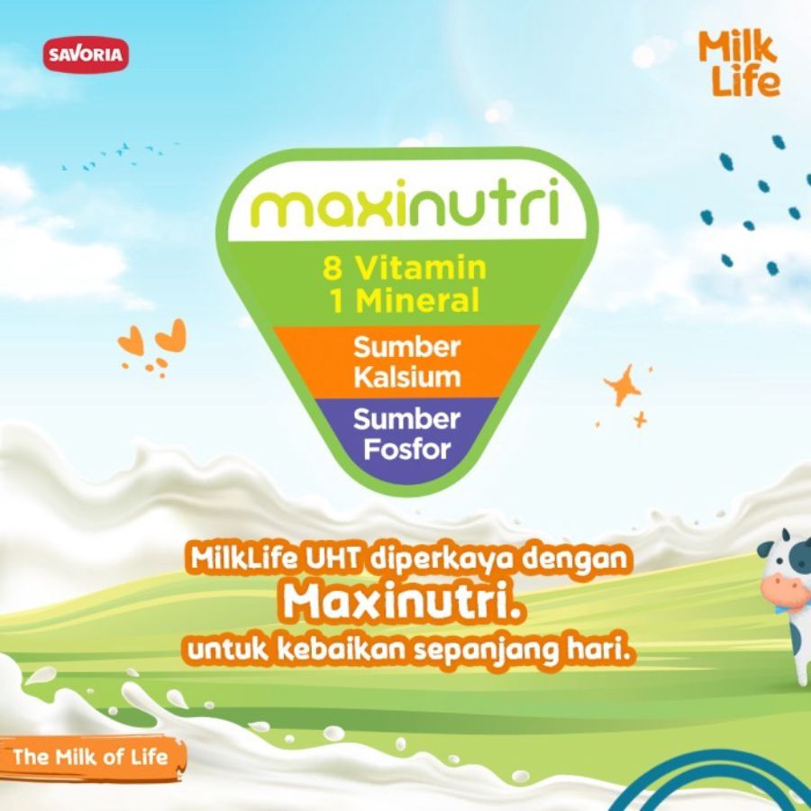Milk Life Kids Creamy Vanilla Susu UHT 115ml