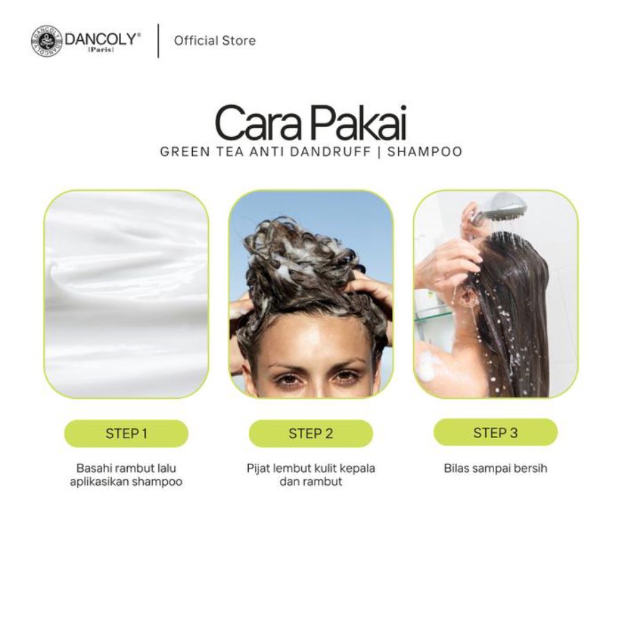 Dancoly Green Tea Anti Dandruff Shampoo 250ml