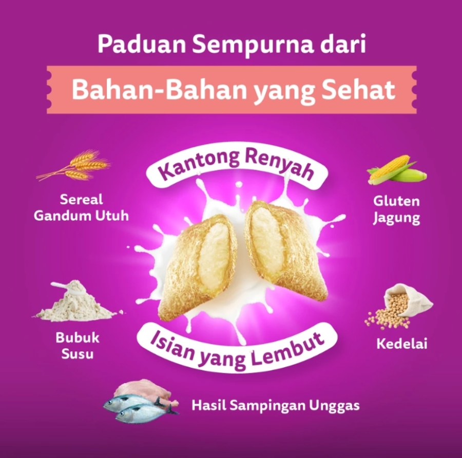 Whiskas Junior Tuna & Salmon Mother and Kitten Makanan Kucing Kering 1100gram