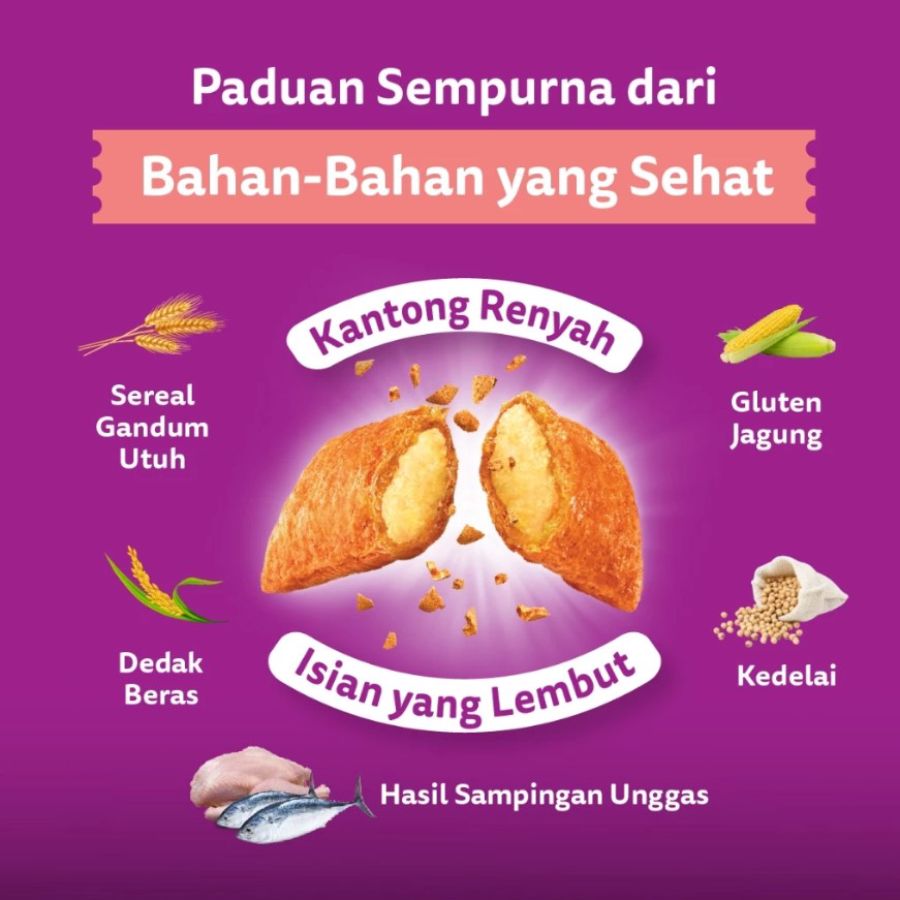 Whiskas Tuna & Salmon Adult Makanan Kucing 1200gram