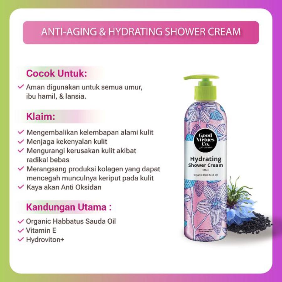 Good Virtues Co Hydrating Shower Cream 700ml