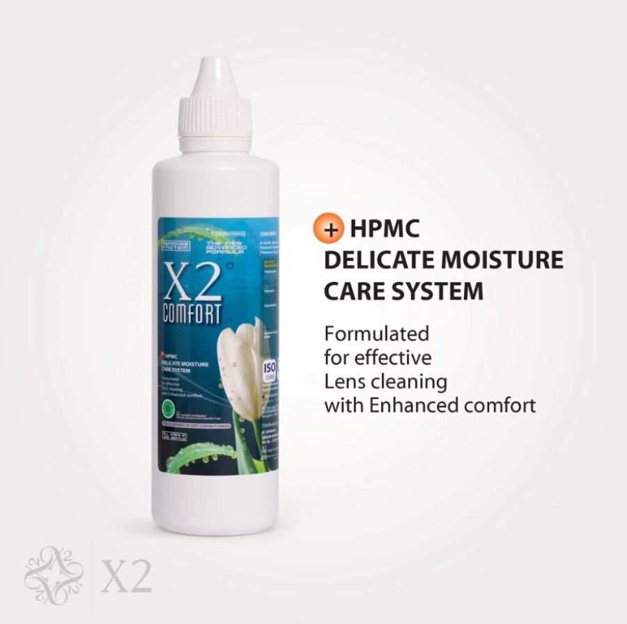X2 Comfort Multipurpose Solution Cairan Softlens 120ml