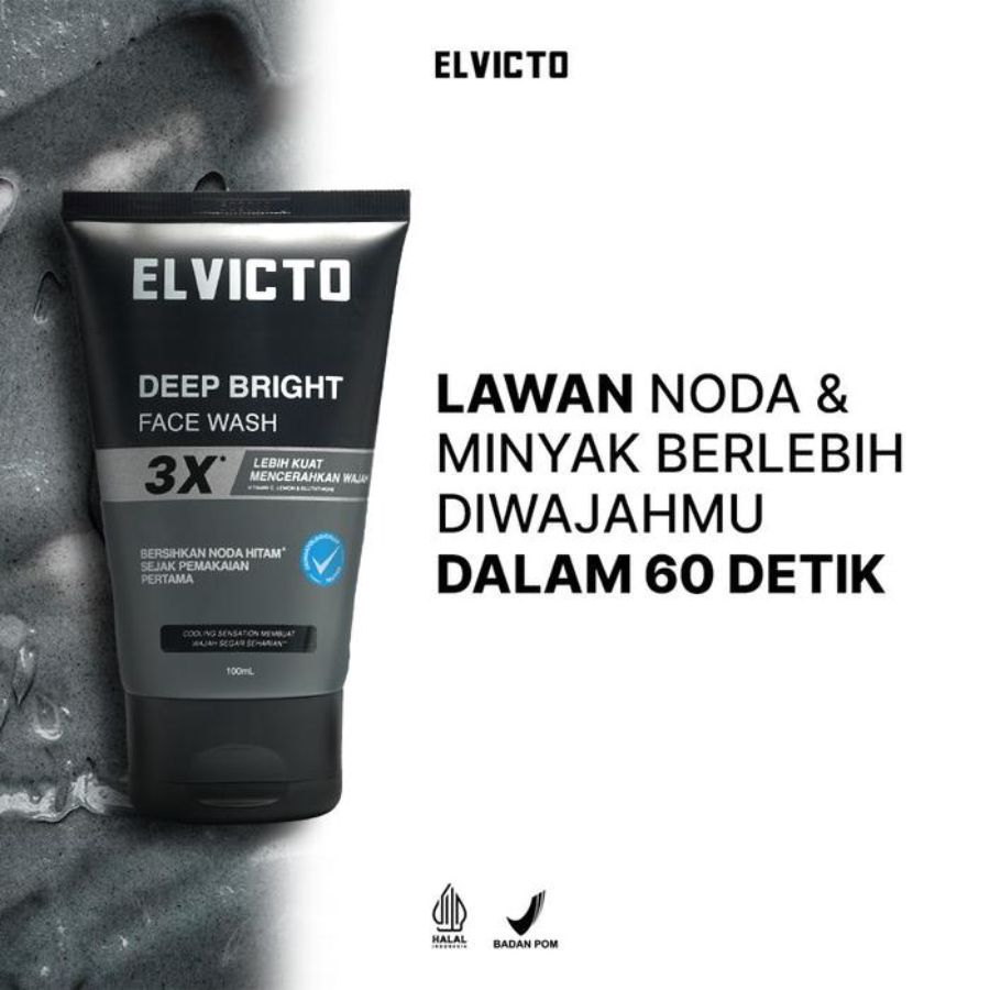 Elvicto Deep Bright Men Face Wash 100ml