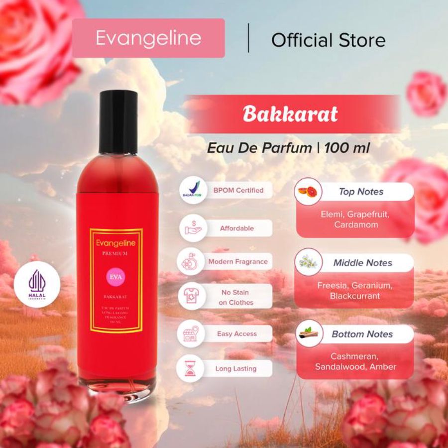 Evangeline Bakkarat Eau de Parfum 100ml