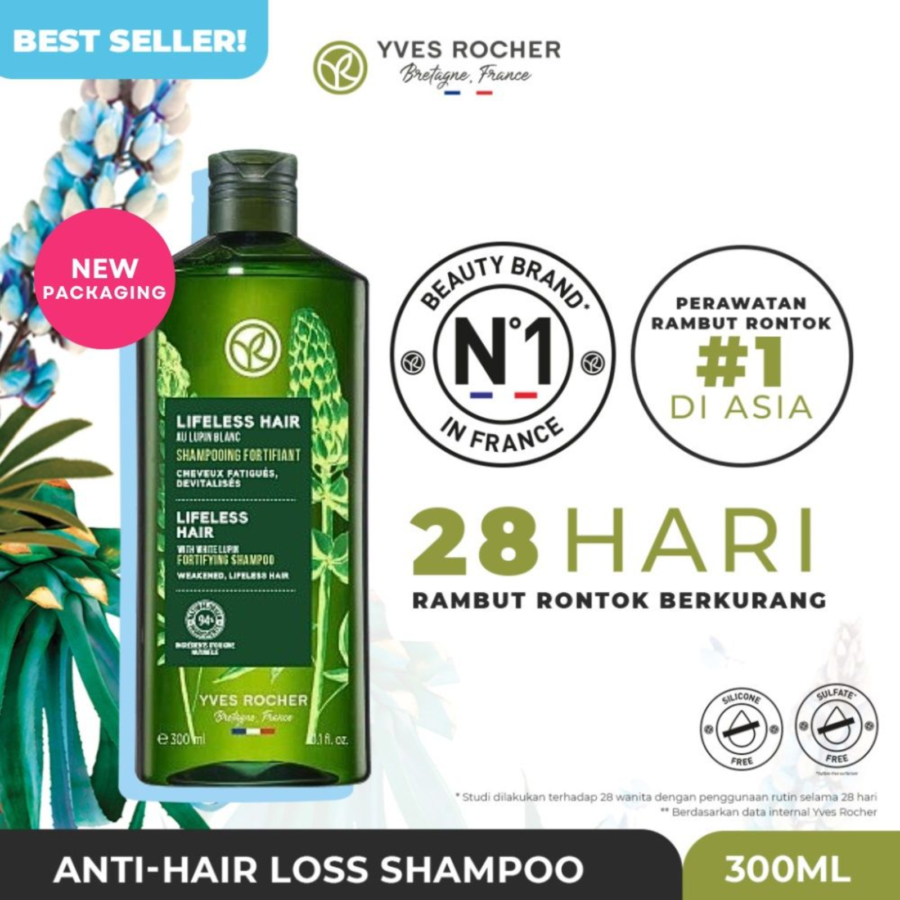 Yves Rocher Lifeless Hair Anti Hair Loss Shampoo 300ml