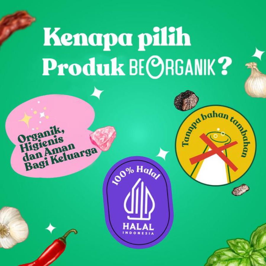 Beorganik Batu Tawas Natural Deodorant Bar 25gram