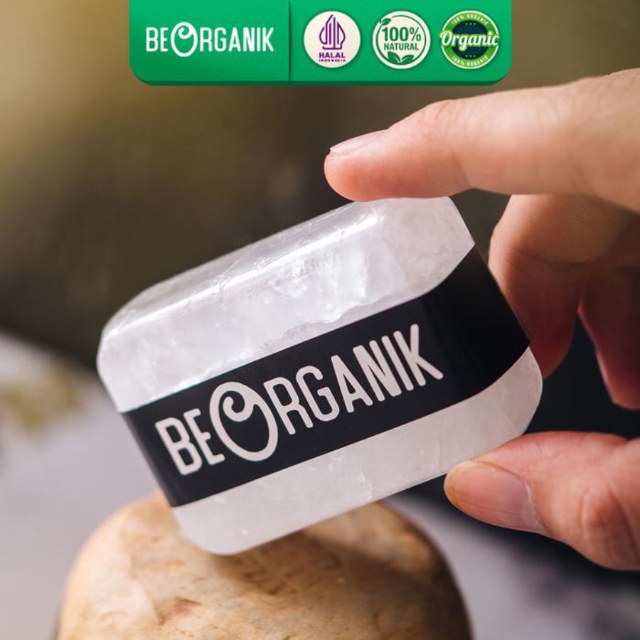 Beorganik Batu Tawas Natural Deodorant Bar 25gram