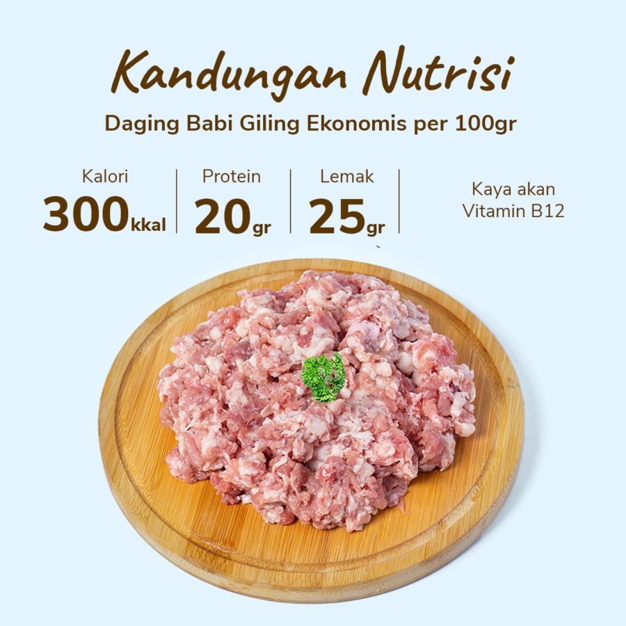Daging Babi Giling Ekonomis 1pcs