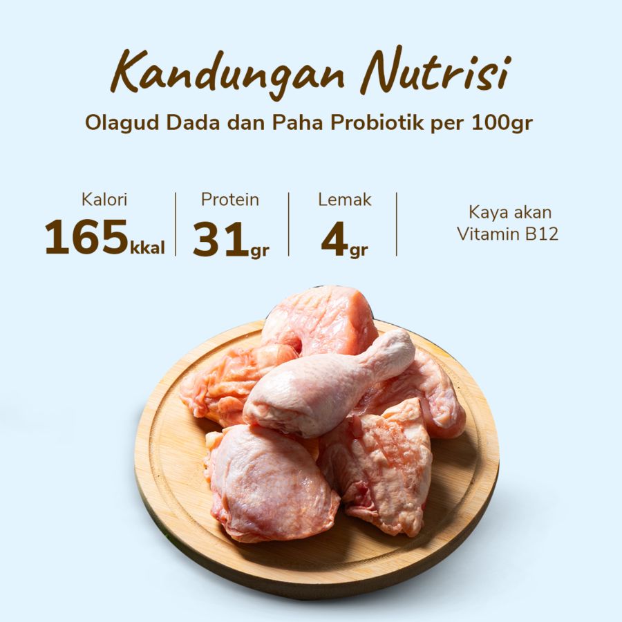 Olagud Dada dan Paha Probiotik 450gram