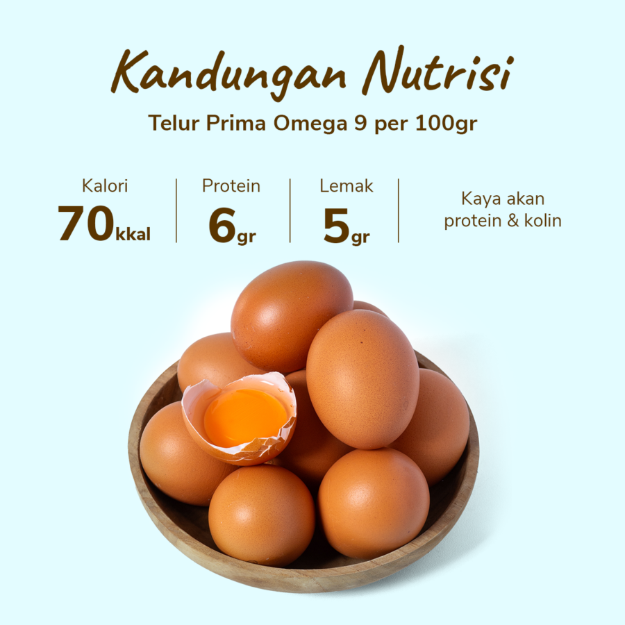 Telur Prima Omega 9 10butir
