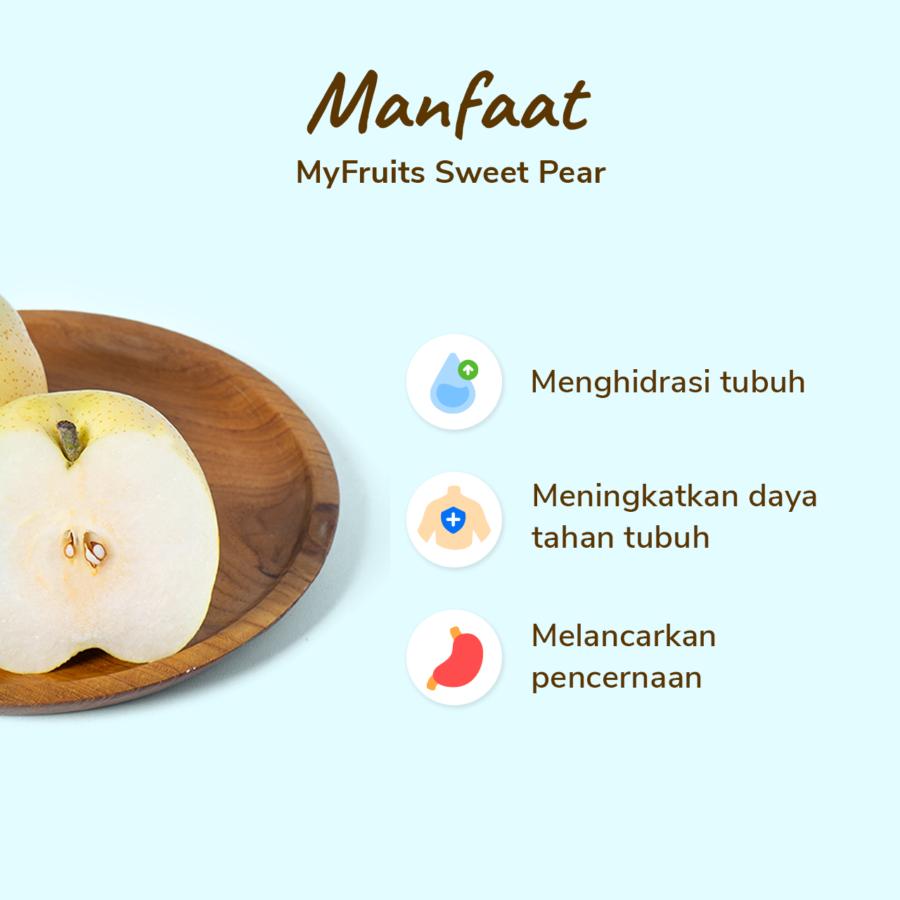 MyFruits Sweet Pear 2pcs