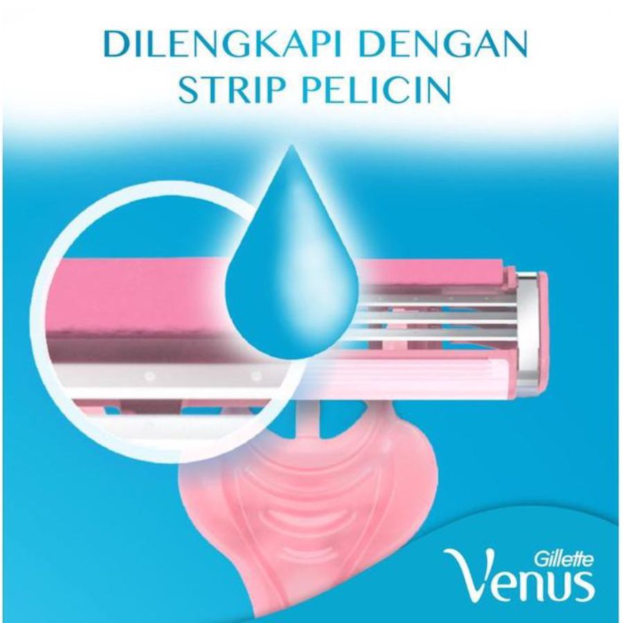 Gillette Simply Venus Basic Alat Cukur Wanita 2pcs 1pack