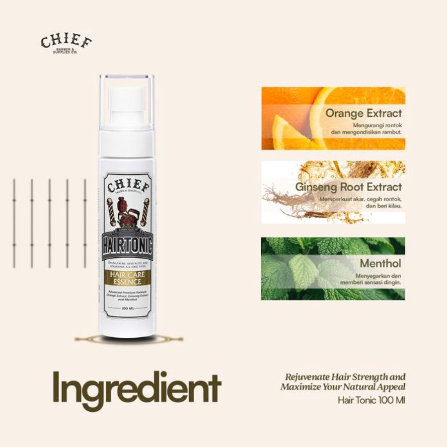 Chief Hairtonic Revitalize & Energize Haircare Essence 100ml