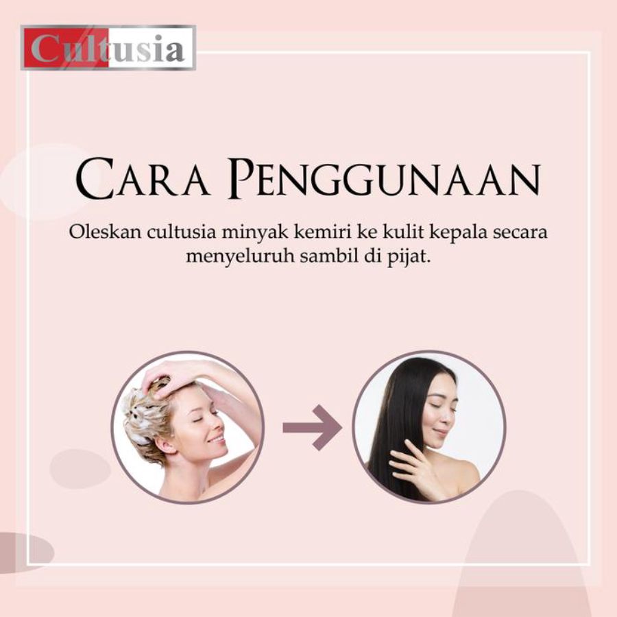 Cultusia Minyak Kemiri Perawatan Rambut 75ml