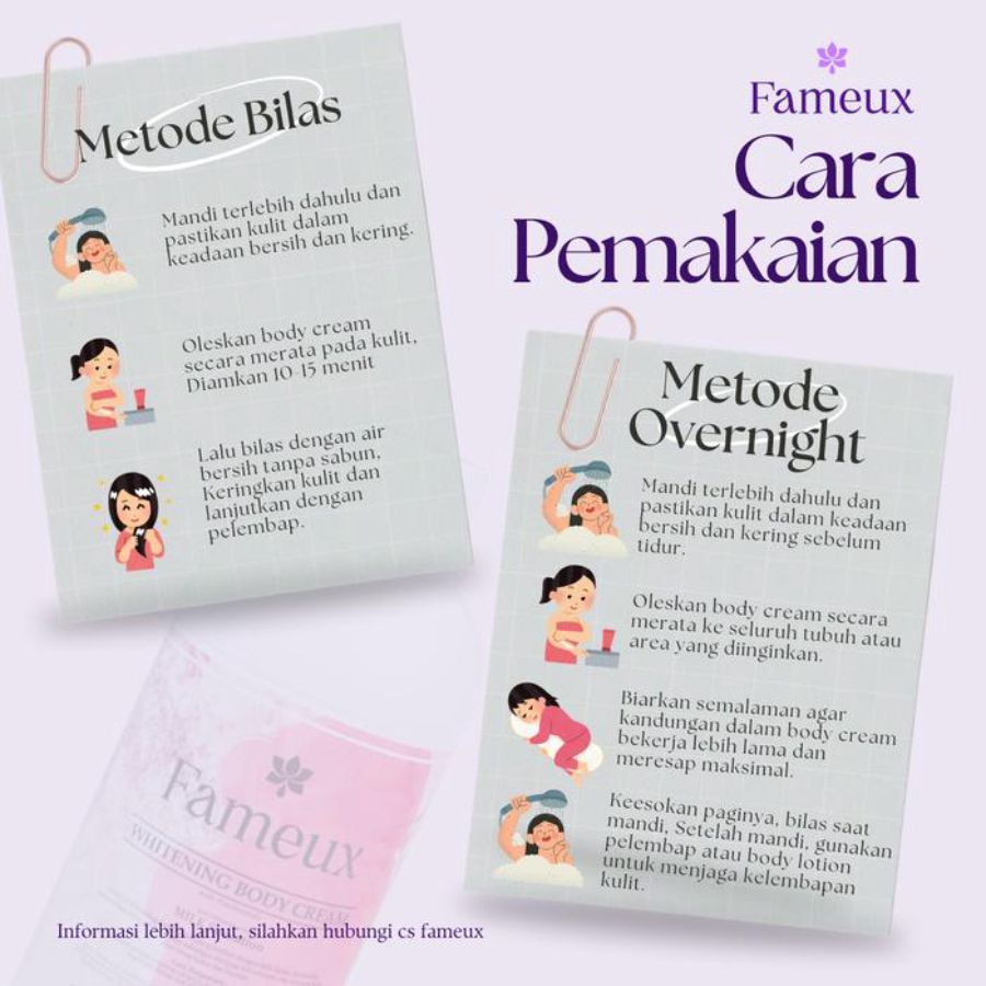 Fameux Brightening Body Cream 250ml