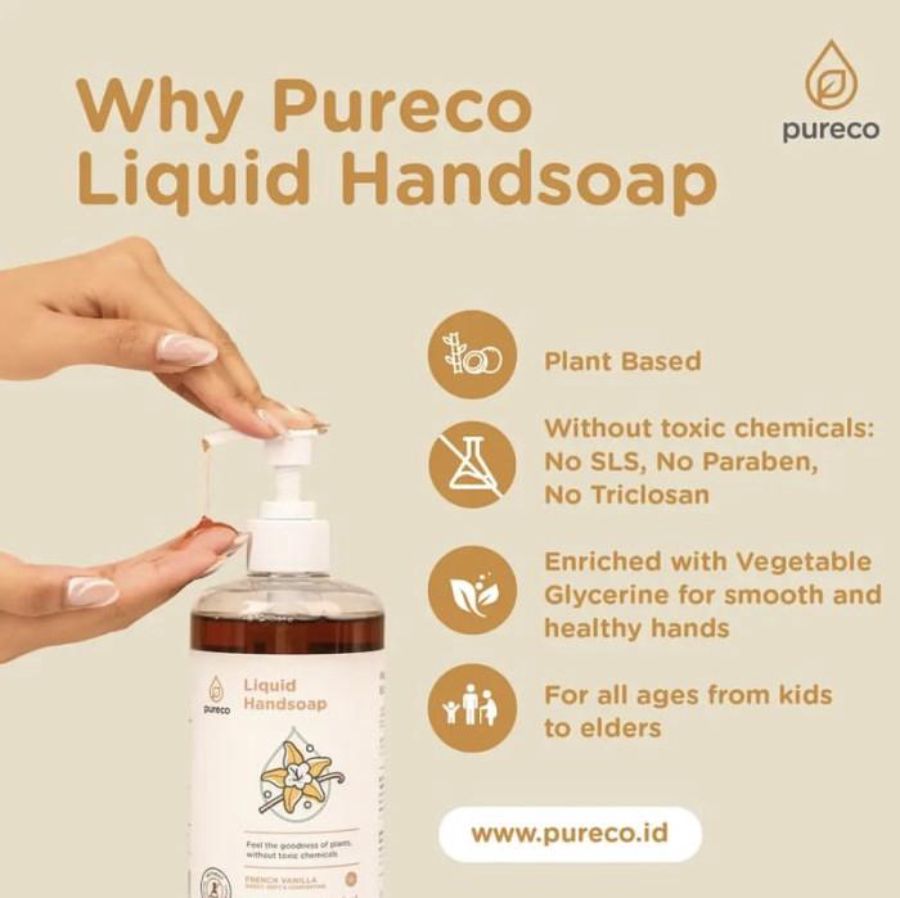 Pureco Frech Vanilla Liquid Hand Soap 1450ml