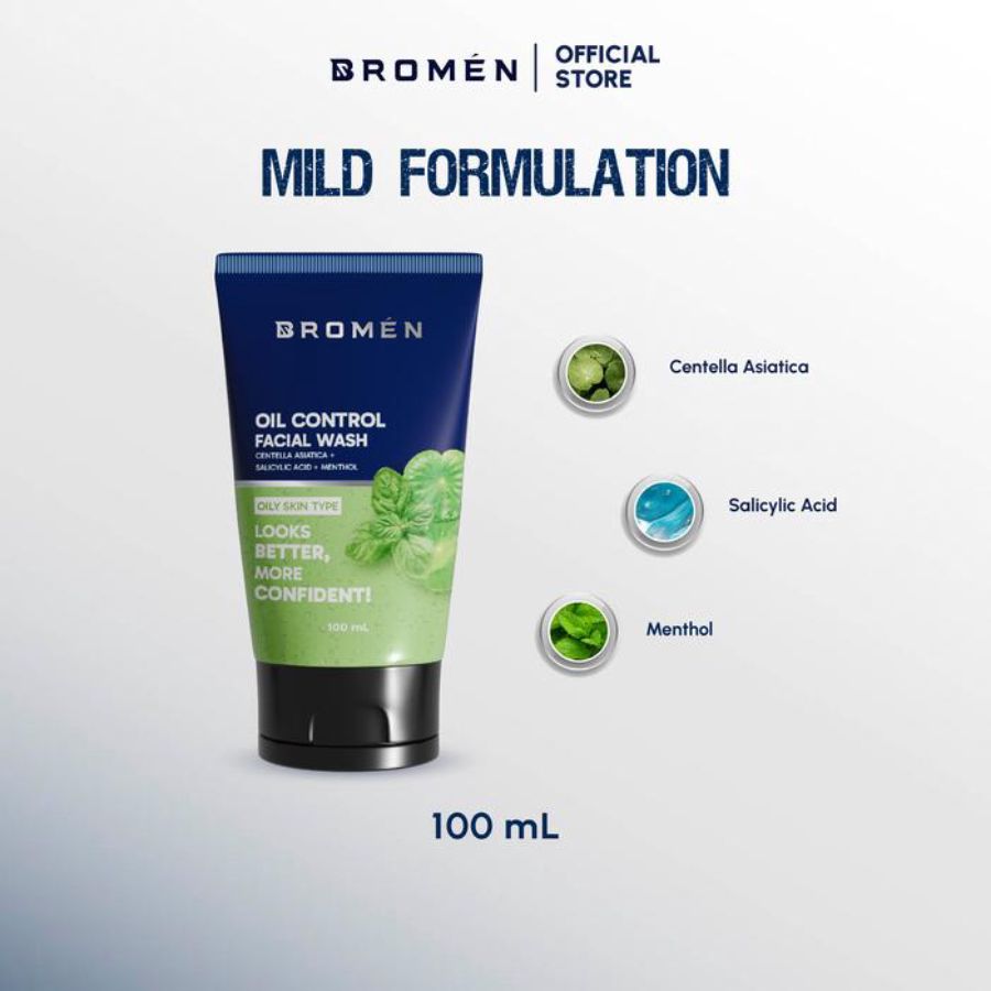 Bromen Oil Control Facial Wash 100ml