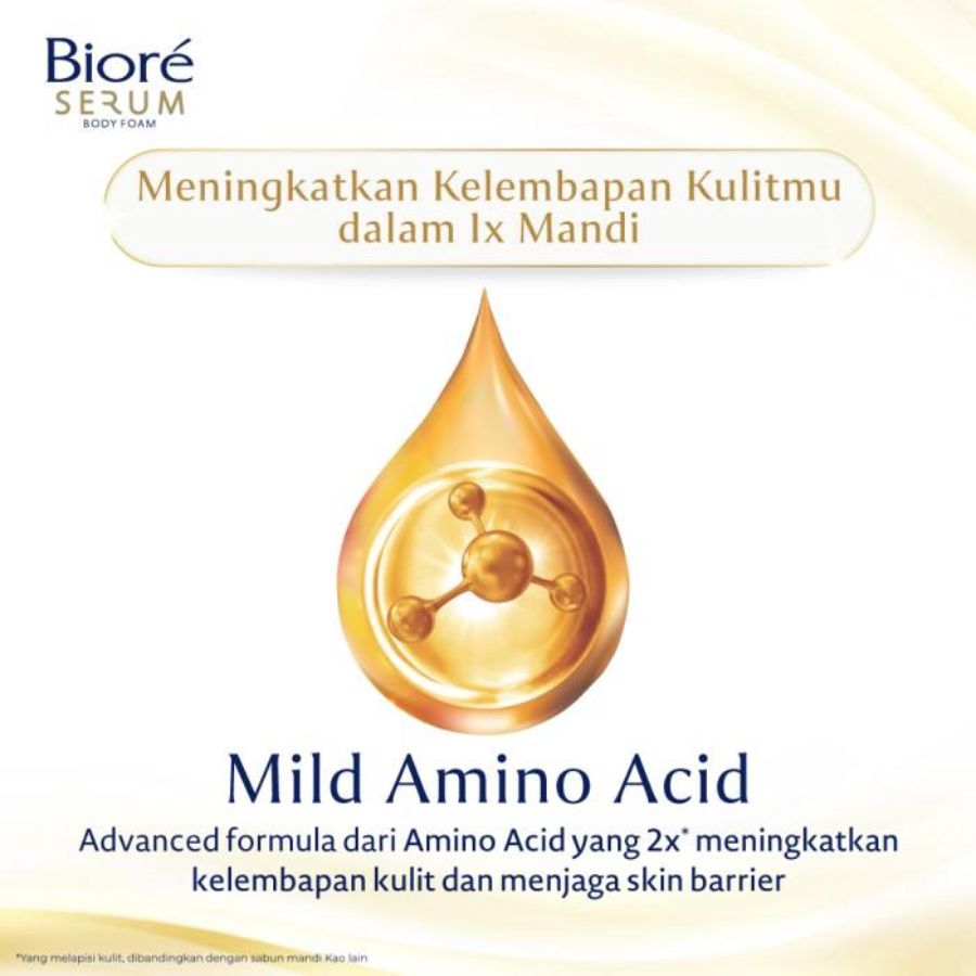 Biore Rejuvenating Tsubaki Oil & Magnolia Scent Serum Body Foam 550ml