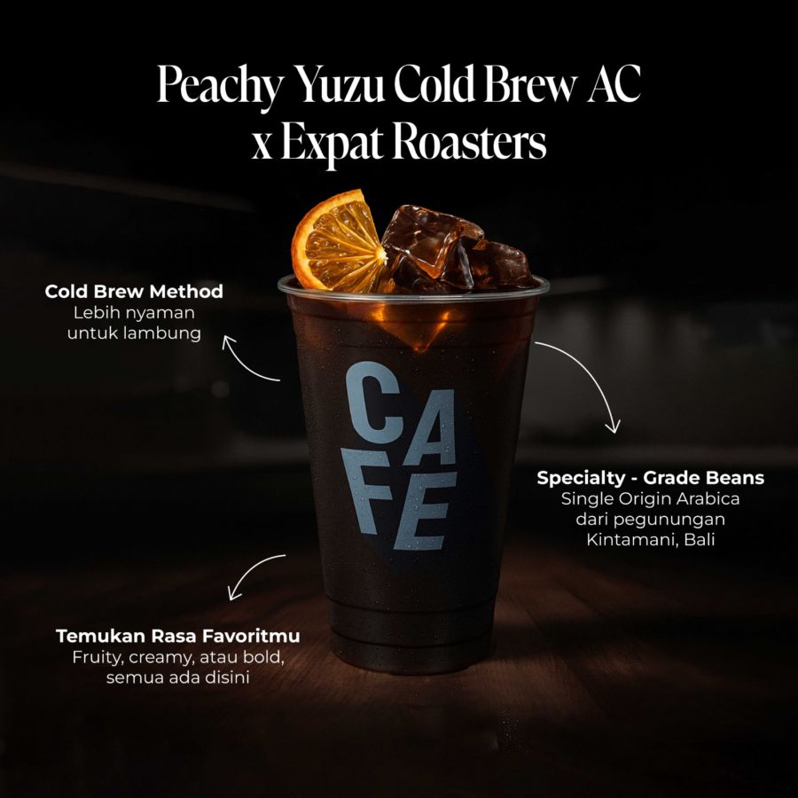 Peachy Yuzu Cold Brew AC x Expat Roasters. - Large 18oz