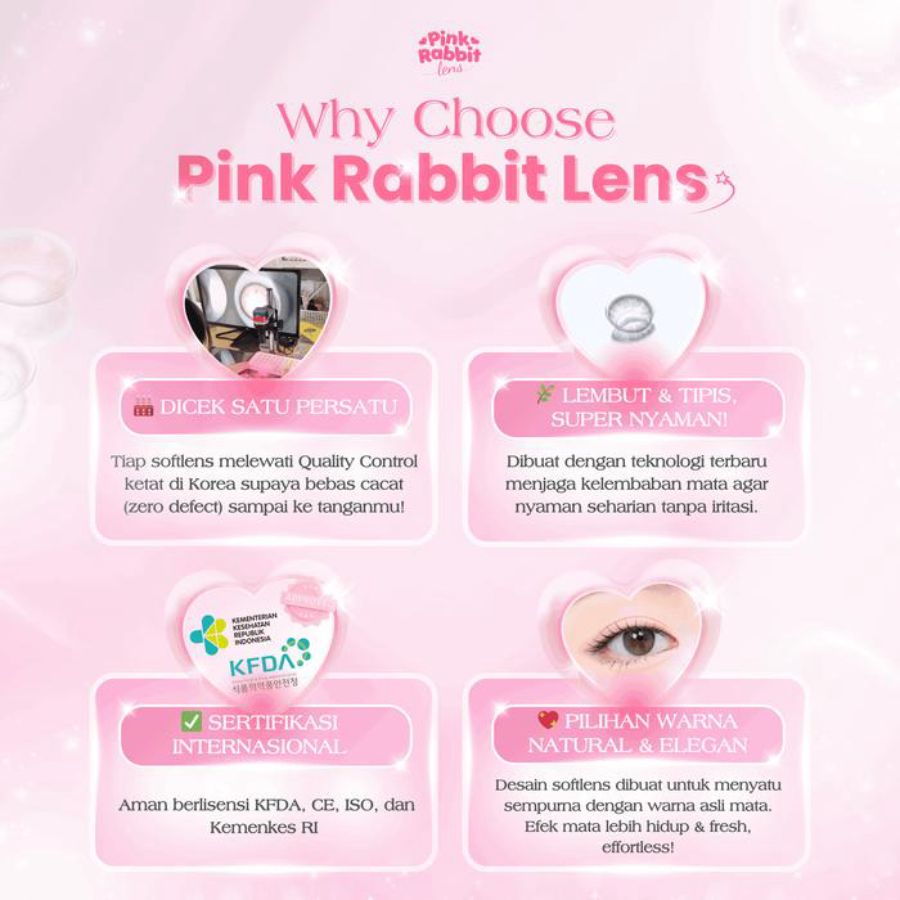 Pink Rabbit Aera Grey Normal Softlents 1pair