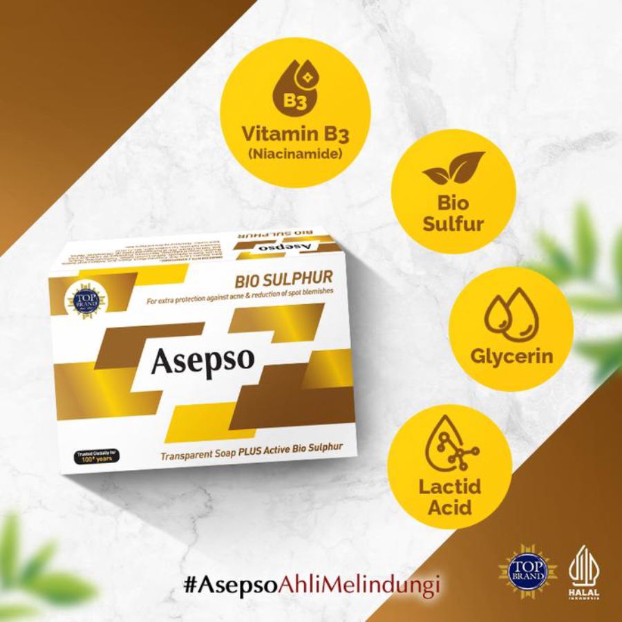 Asepso Sulphur Barsoap 80gram