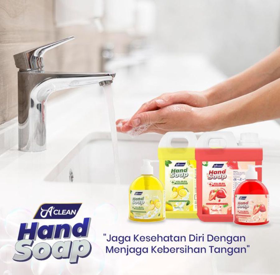 Amorens A'Clean Fresh Strawberry Hand Soap 500ml