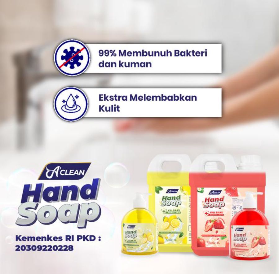 Amorens A'Clean Fresh Lemon Hand Soap 500ml