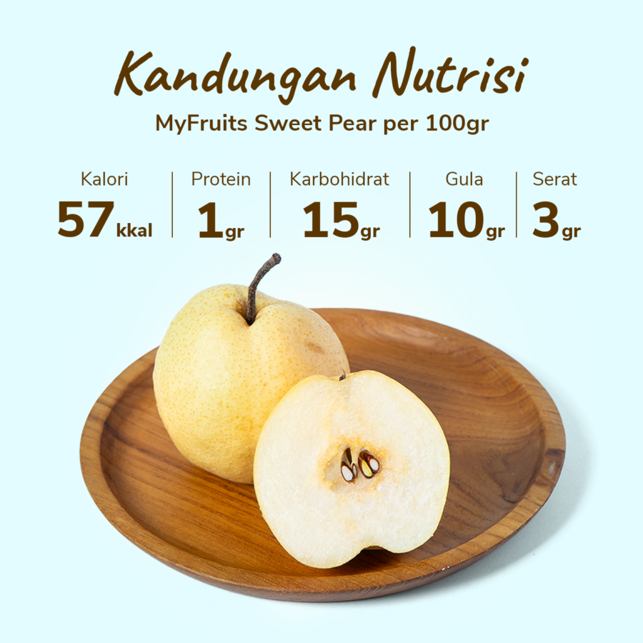 MyFruits Sweet Pear 2pcs