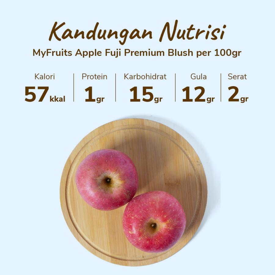 MyFruits Apple Fuji Premium Blush 2pcs