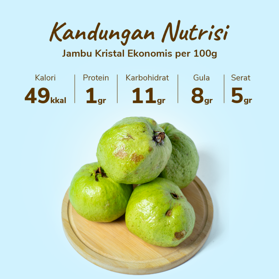 Jambu Kristal Ekonomis Astro Farm 2-3 pcs 500-600gram