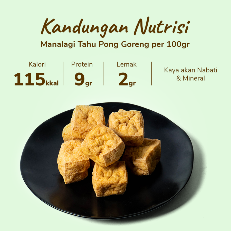 Manalagi Tahu Pong Goreng 9pcs